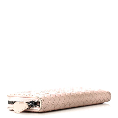 Bottega Veneta Nappa Intrecciato Zip Around Wallet Petale 4 of 23