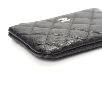 Chanel Caviar Quilted Small Cosmetic Case Black 8 of 9