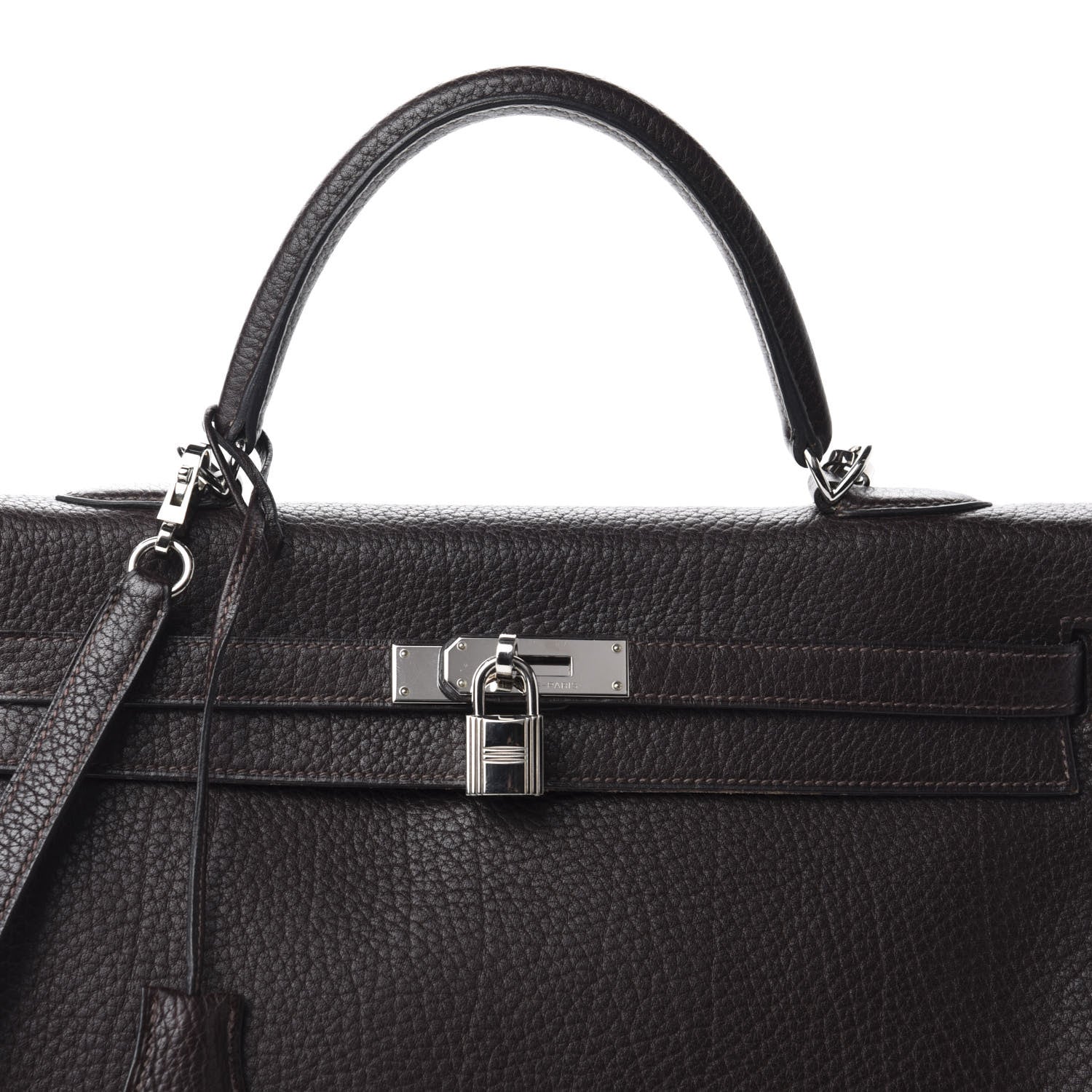 Hermes Fjord Kelly Retourne 35 Chocolate 18 of 18