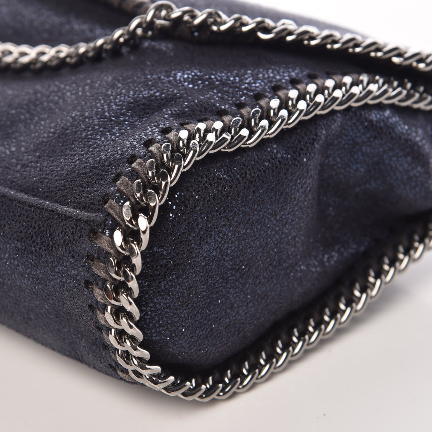 Shaggy Deer Falabella Mini Crossbody Bag Lapis Navy