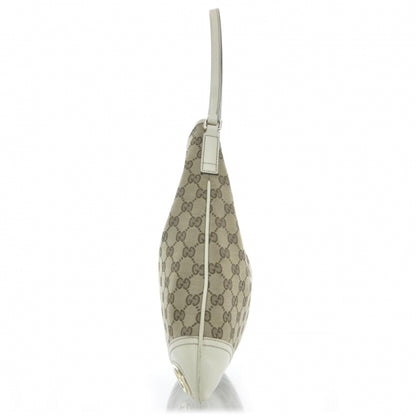 Gucci Monogram Medium New Britt Hobo Off White 3 of 8