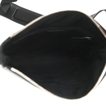 Gucci GG Supreme Monogram Web Messenger Bag Black 5 of 10
