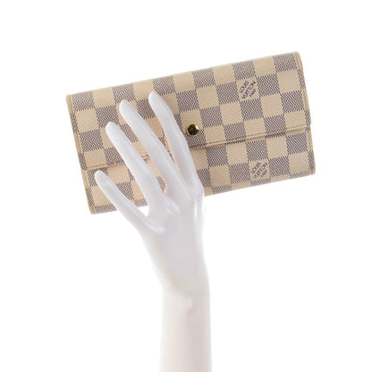 Louis Vuitton Damier Azur Porte Tresor International Wallet 2 of 9