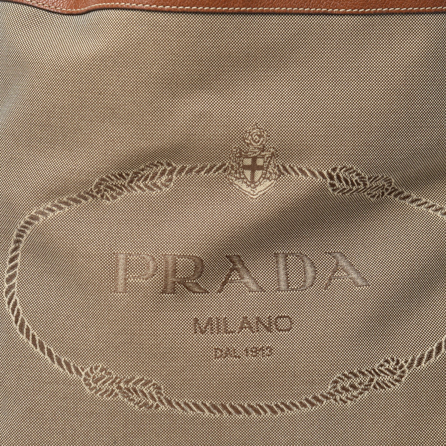 Prada Jacquard Logo Hobo Corda Orzo 11 of 11