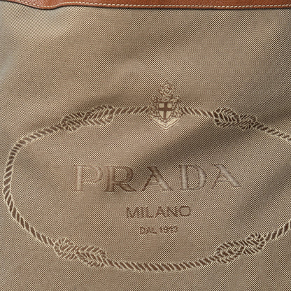 Prada Jacquard Logo Hobo Corda Orzo 11 of 11