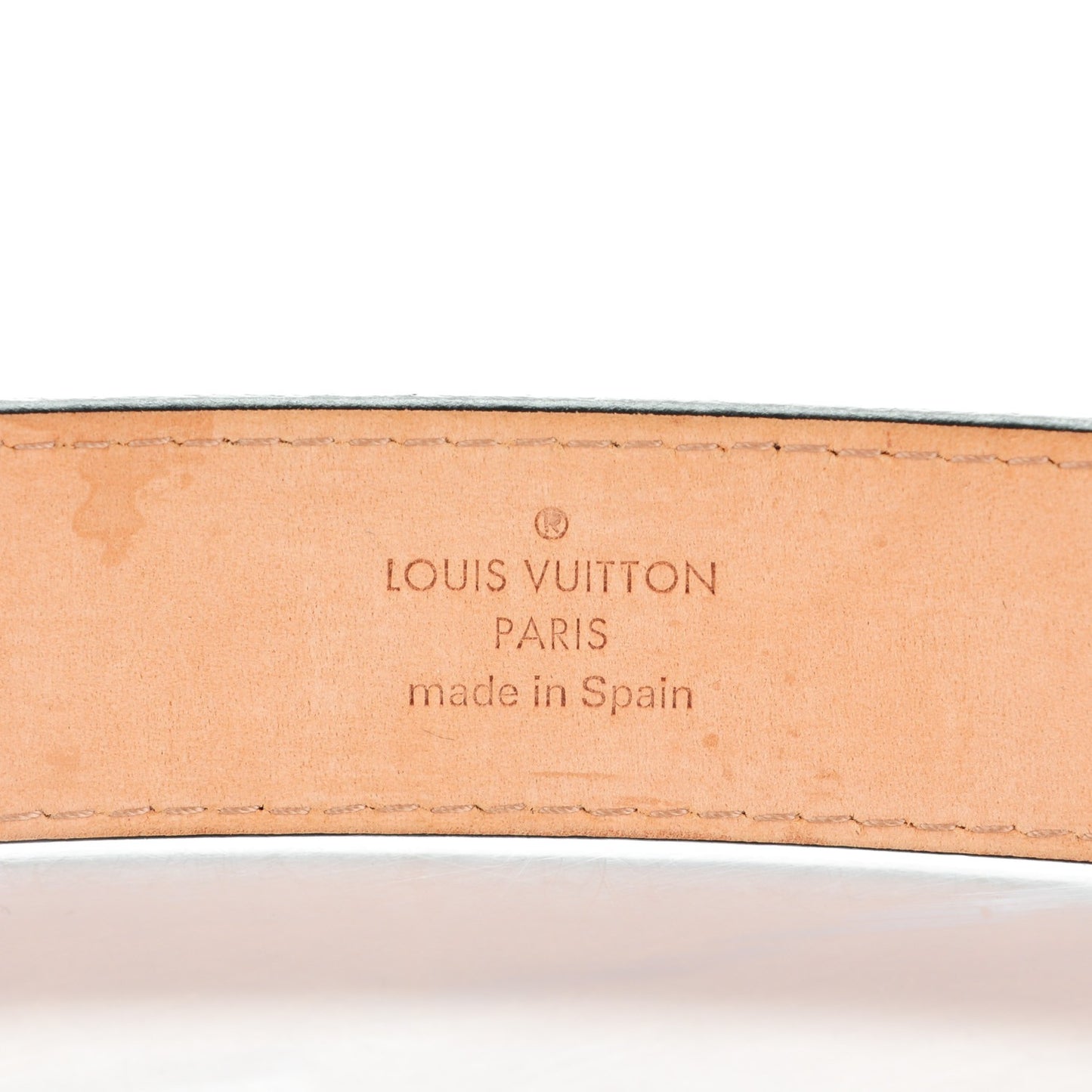 Epi LV Initiales 30MM Belt 80 32 Black