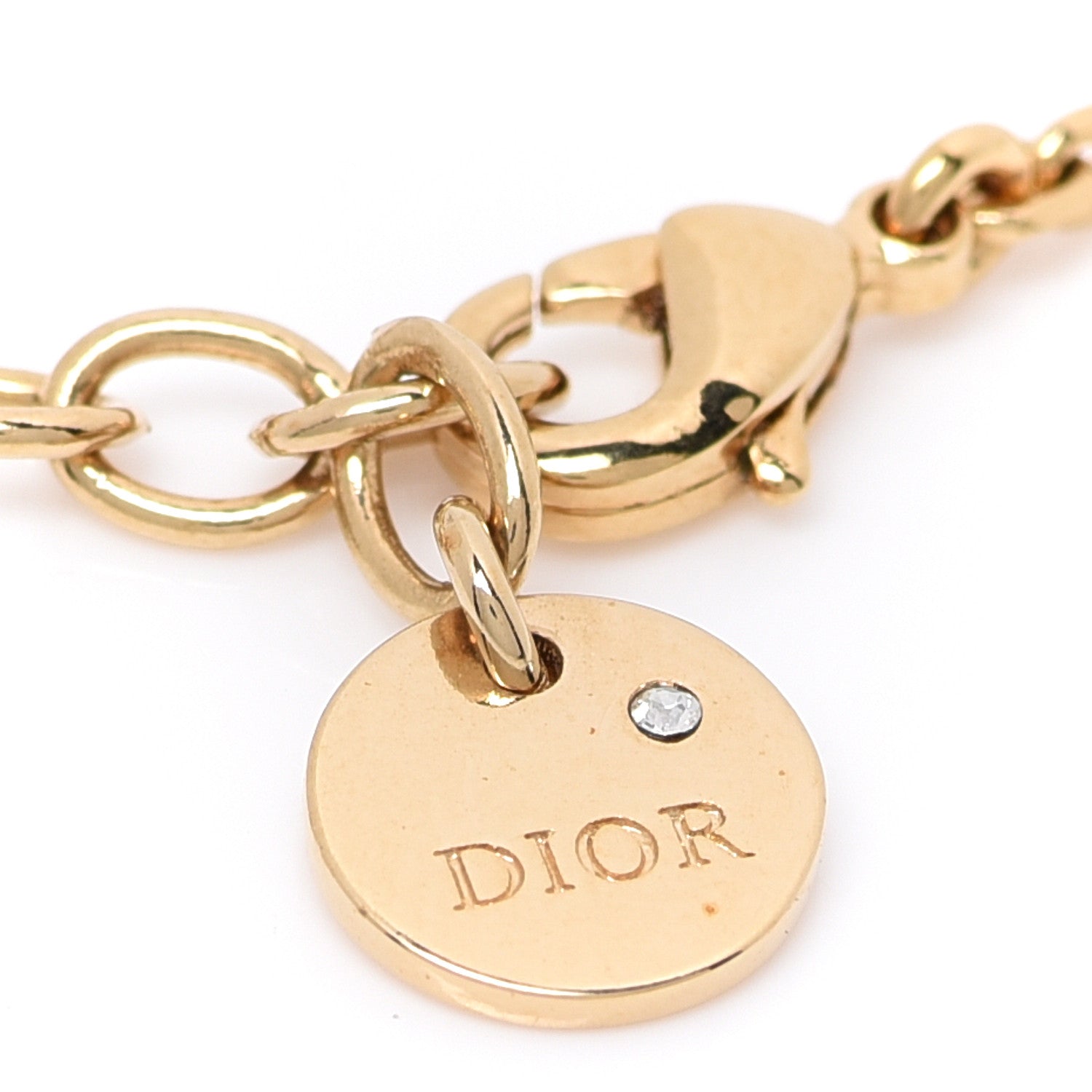 Christian Dior Pearl CD Bracelet Gold 4 of 5
