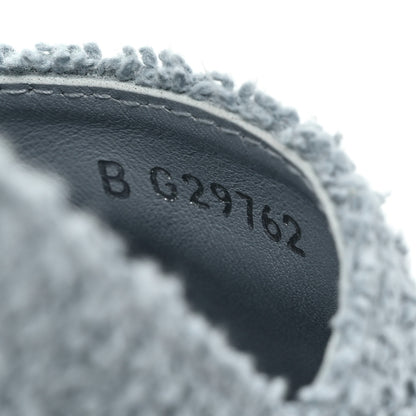 Chanel Fabric Grosgrain CC Espadrilles 37 Blue Light Gray Black 8 of 10
