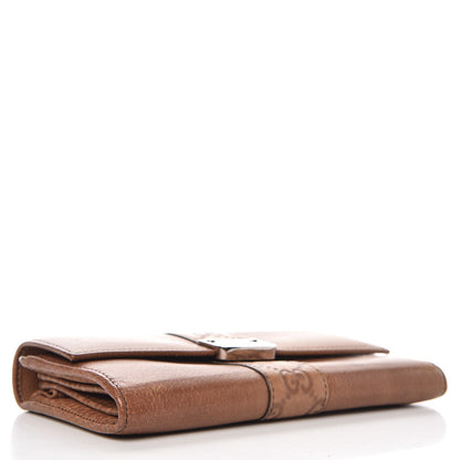 Gucci Guccissima Calfskin GG Continental Wallet Natural 4 of 11