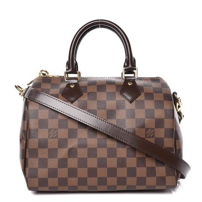 Louis Vuitton Damier Ebene Speedy Bandouliere 25 1 of 9