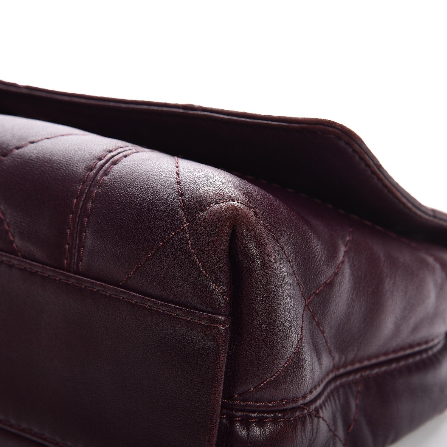 Chanel Lambskin Quilted Large Soft Touch Flap Burgundy 10 of 17