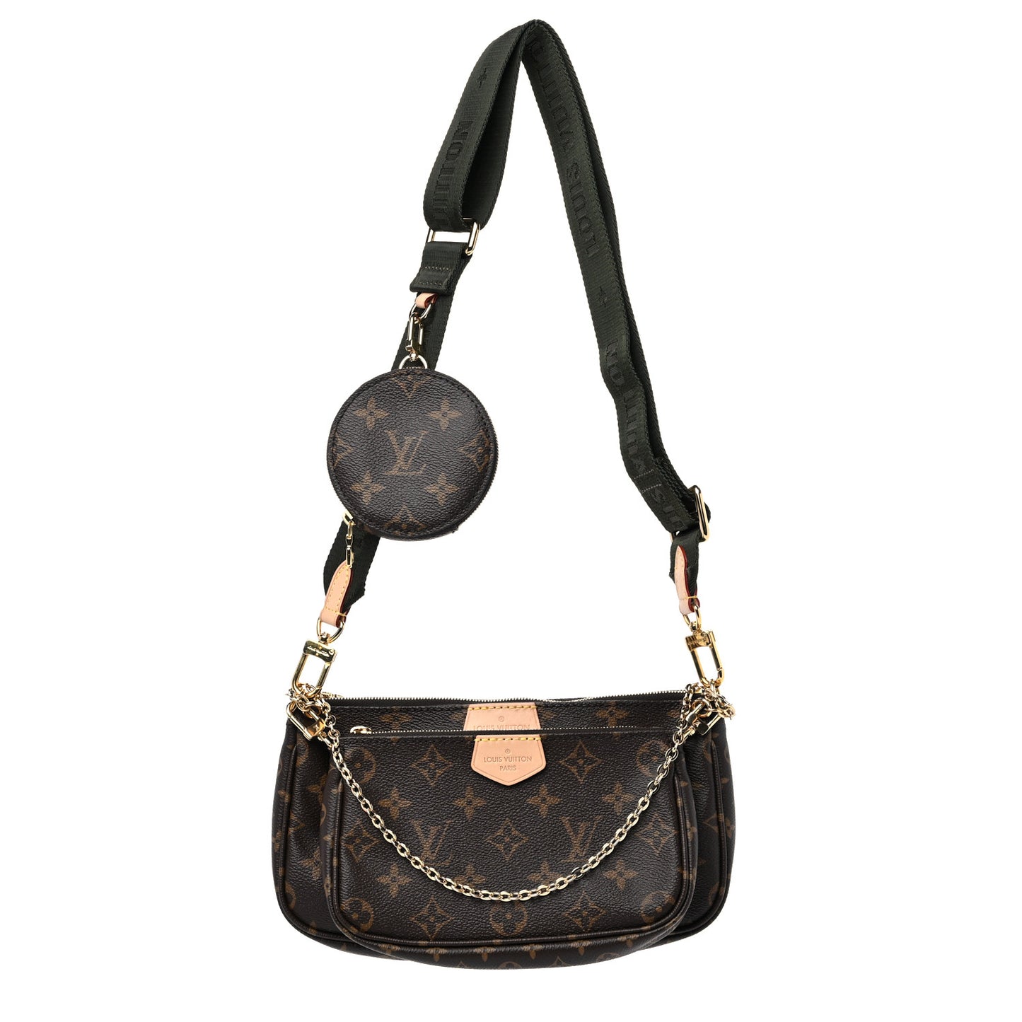 Monogram Multi Pochette Accessories Kaki