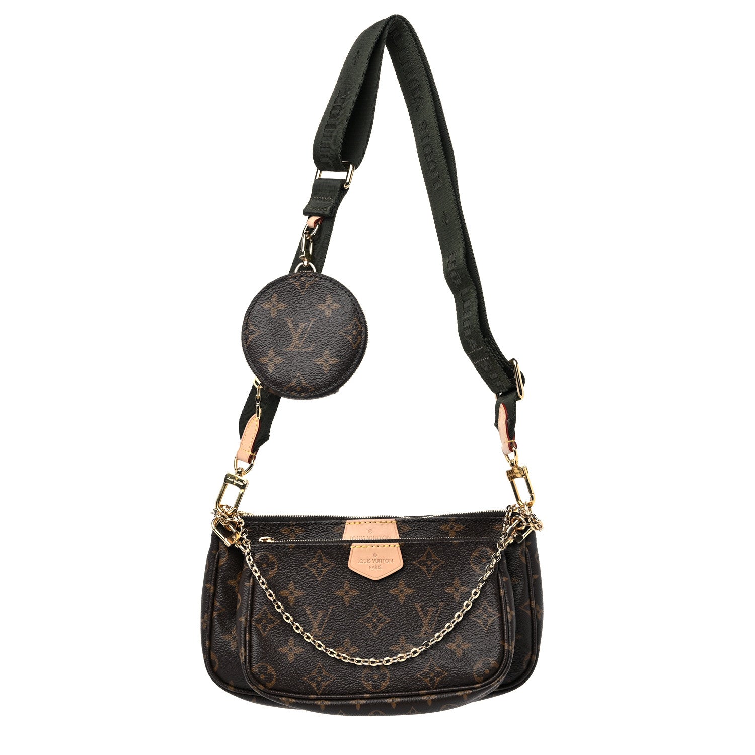 Louis Vuitton Monogram Multi Pochette Accessories Kaki 1 of 11