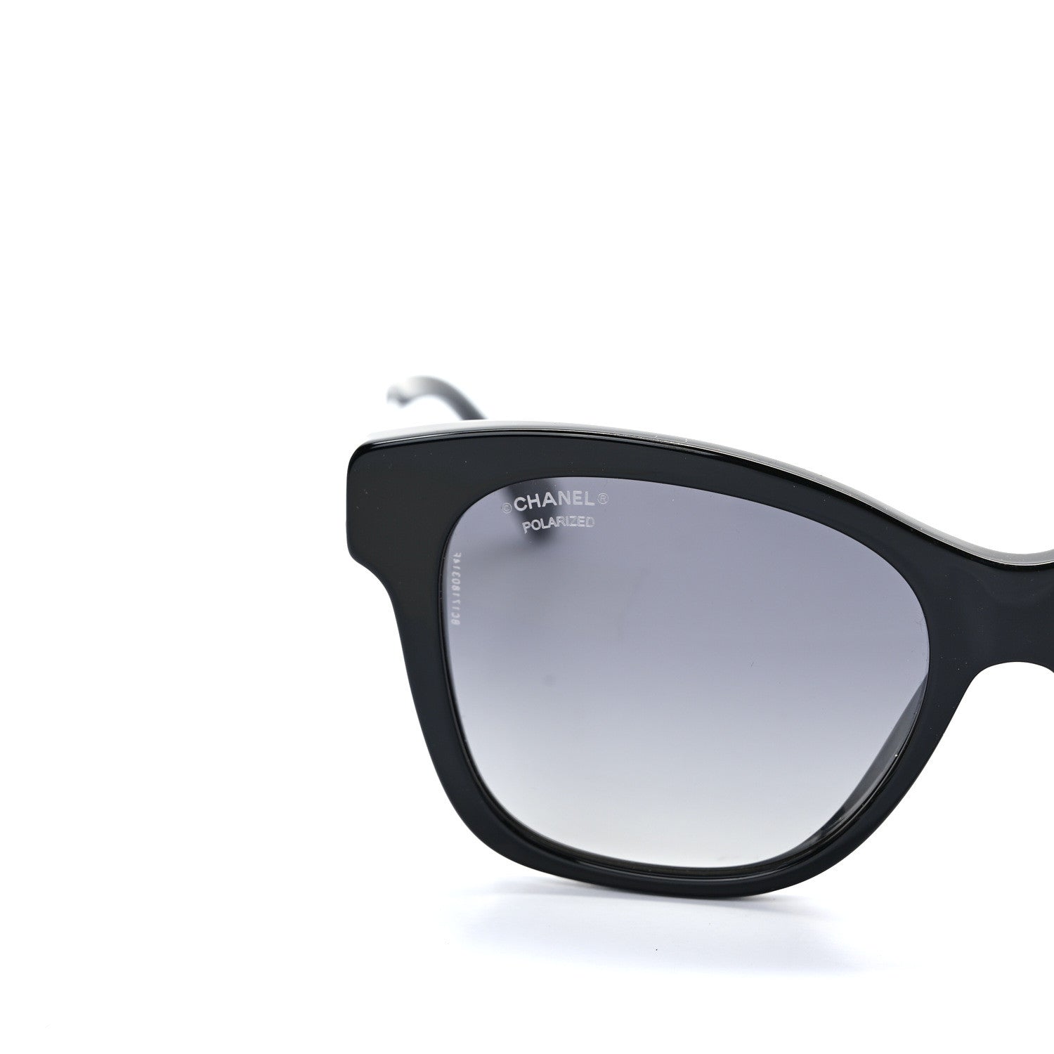 Chanel Acetate Polarized Pearl CC Square Sunglasses 5482-H-A Black 5 of 7