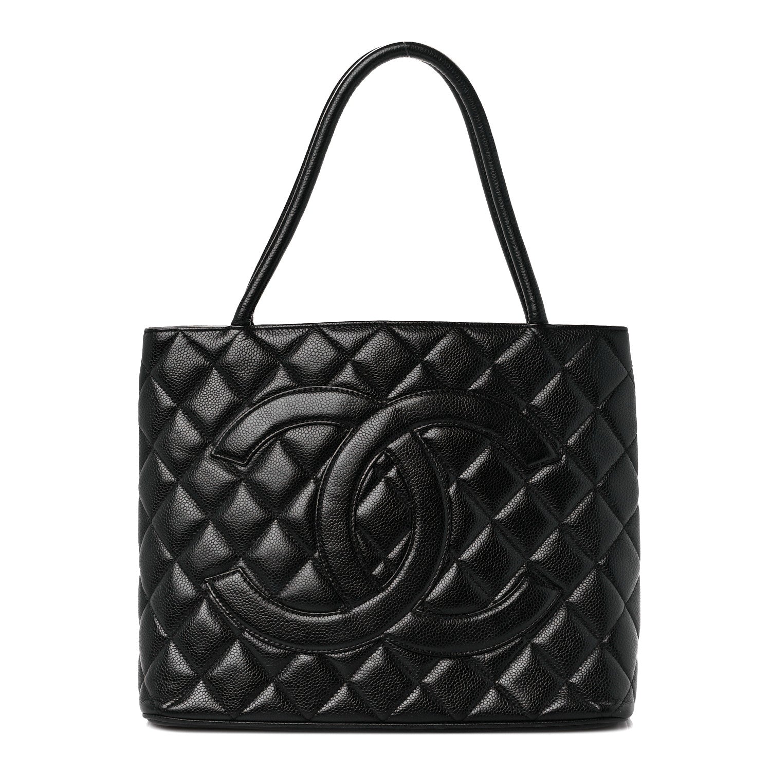 Chanel Caviar Quilted Medallion Tote Black 1 of 10