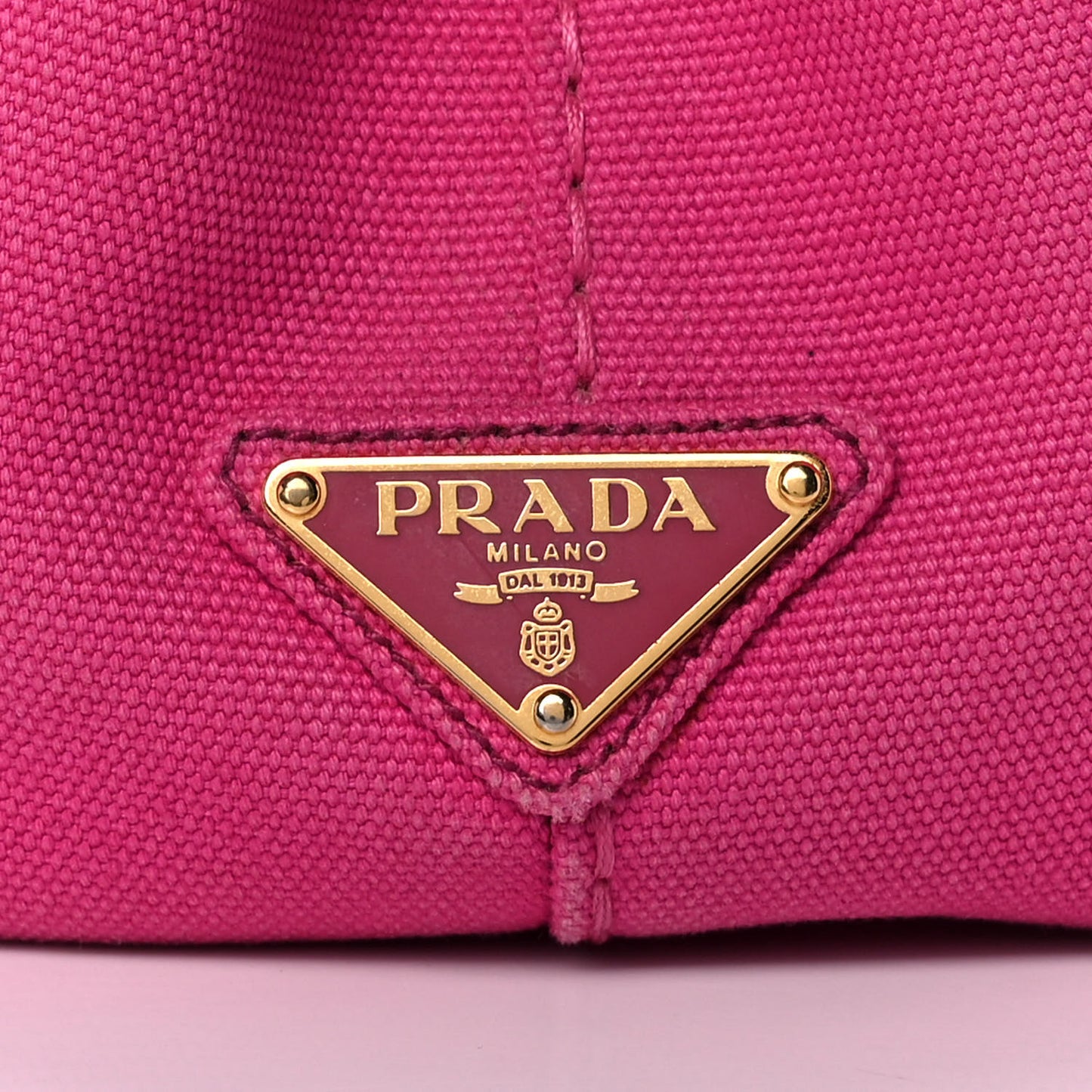 Canapa Small Logo Tote Fuxia