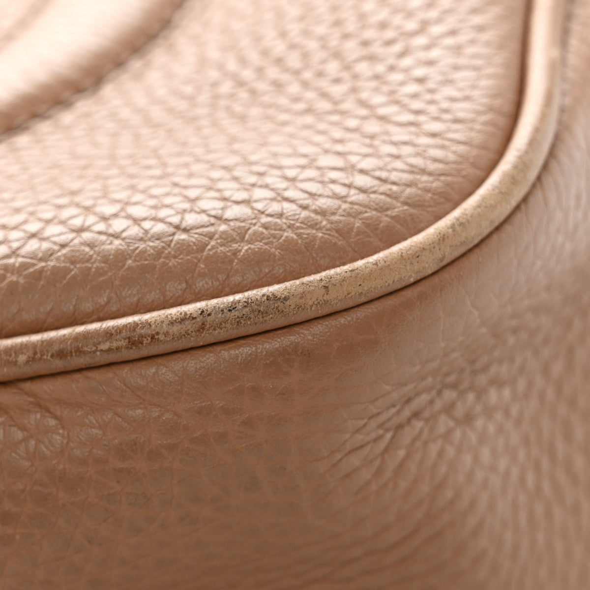 Gucci Pebbled Calfskin Small Soho Disco Bag Rose Beige 13 of 15
