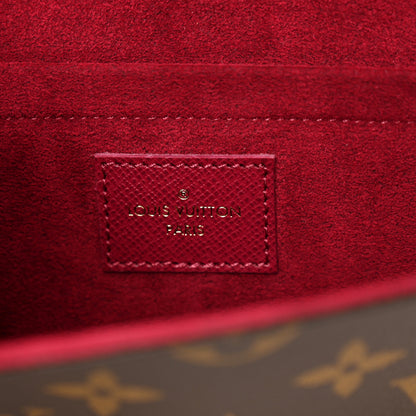 Louis Vuitton Monogram Pochette Felicie Chain Wallet Fuchsia 7 of 9