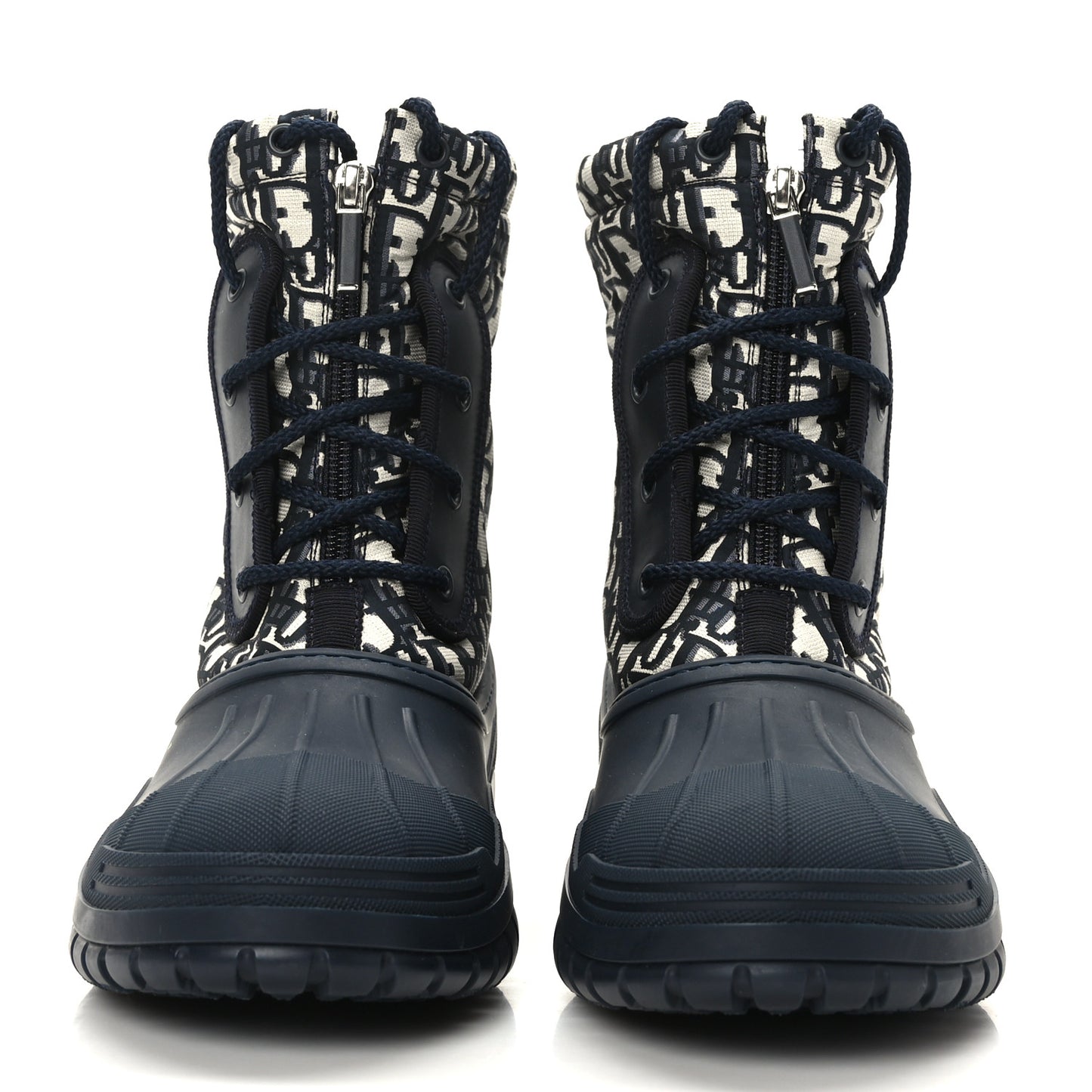 Oblique Nylon D-Venture Boots 39.5 Deep Blue
