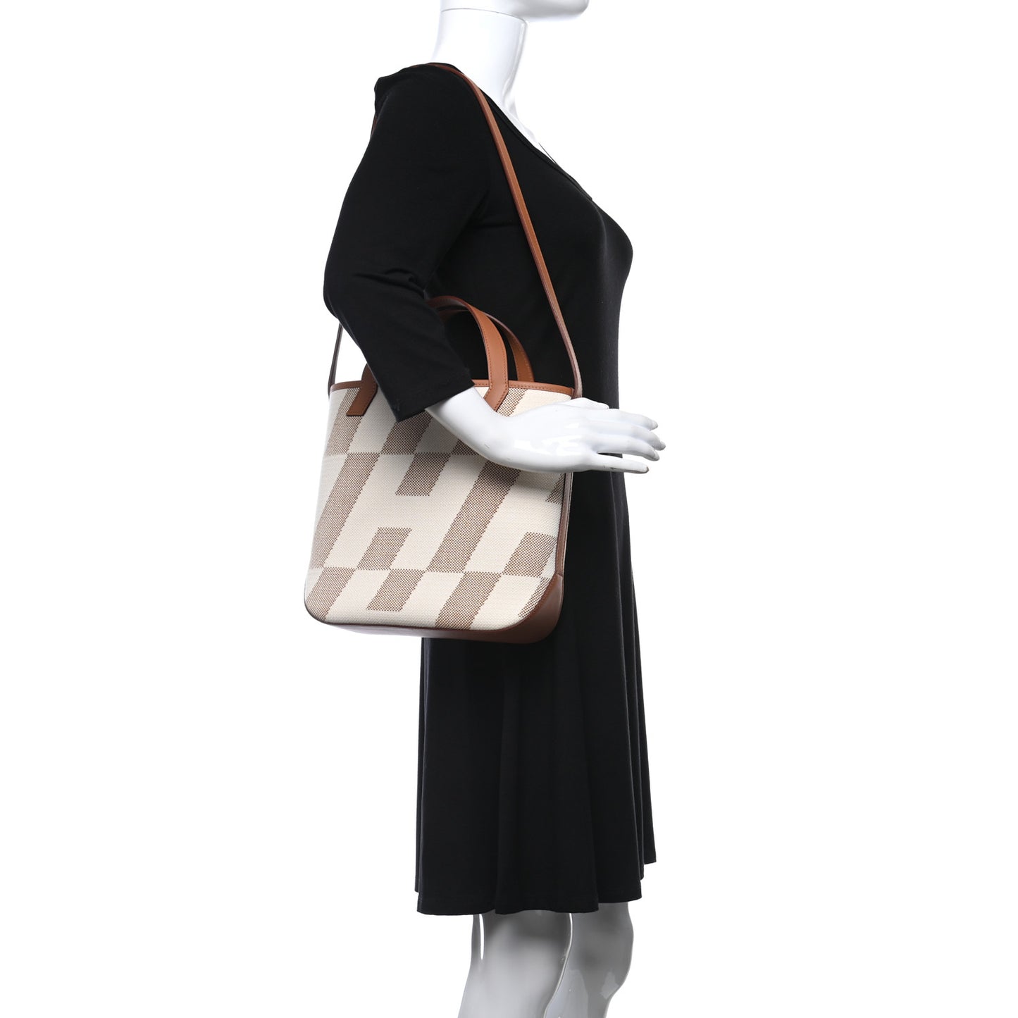 Swift Toile H Cabas H En Biais 27 Ecru Naturel Gold