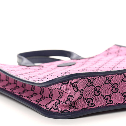 Gucci Monogram Multicolor Small Retro Interlocking G Childrens Tote Pink Blue 9 of 10