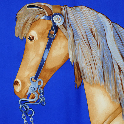 Hermes Silk Mon Petit Cheval Mexicain Scarf 90 1 of 7