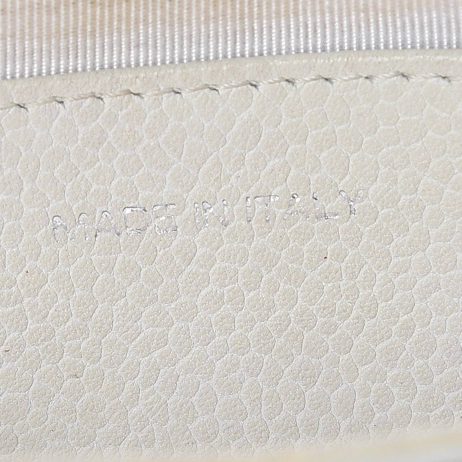 Chanel Caviar Half Moon Wallet On Chain WOC White 10 of 13