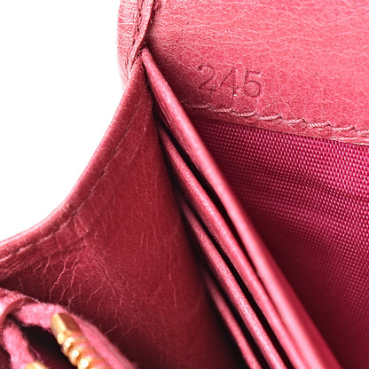 Miu Miu Nappa Matelasse Flap Wallet Peonia 8 of 10
