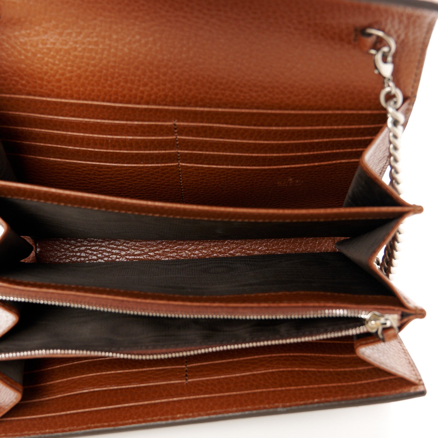 Gucci New Denim GG Monogram Dollar Calfskin Enamel Mini Dionysus Chain Wallet Blue Tea Cuir Epilog Electric Blue 5 of 10