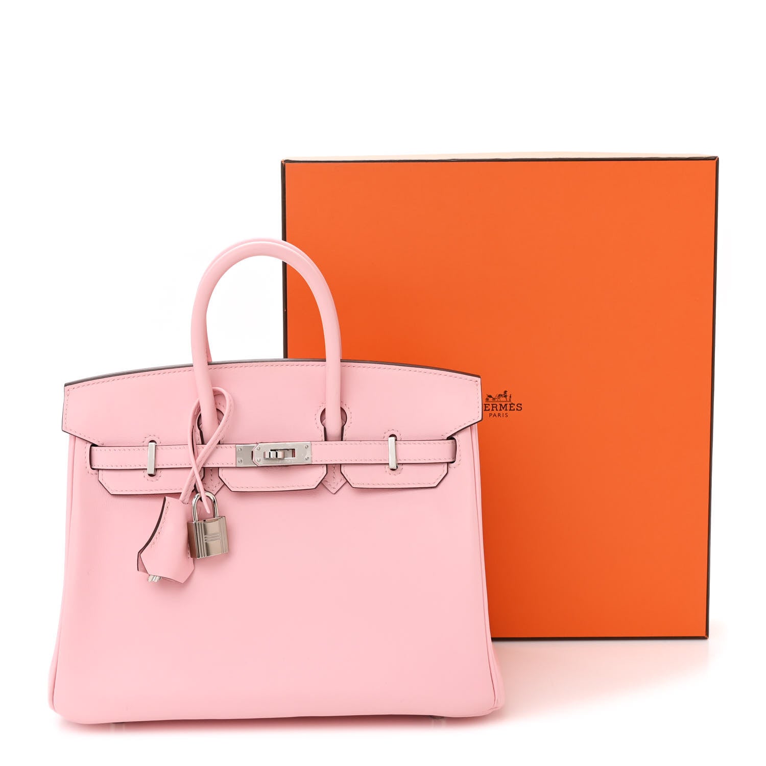 Hermes Swift Birkin 25 Rose Sakura 12 of 12