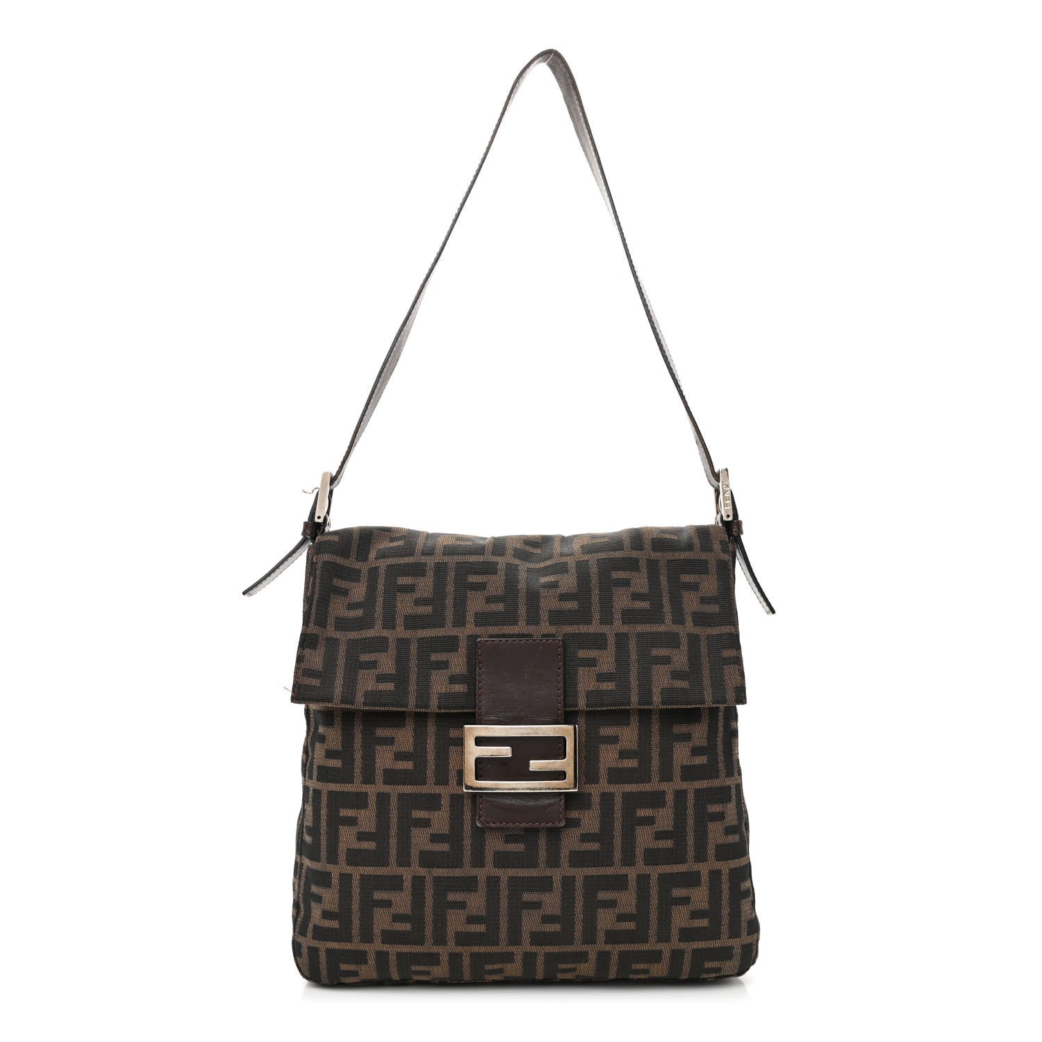 Fendi Zucca Shoulder Bag Tobacco 1 of 8