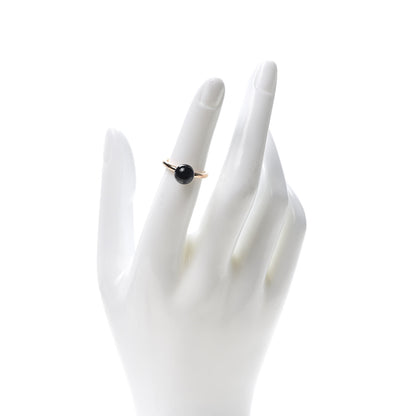Tiffany 18K Rose Gold Black Onyx 8mm HardWear Ball Ring 47 4.25 2 of 5