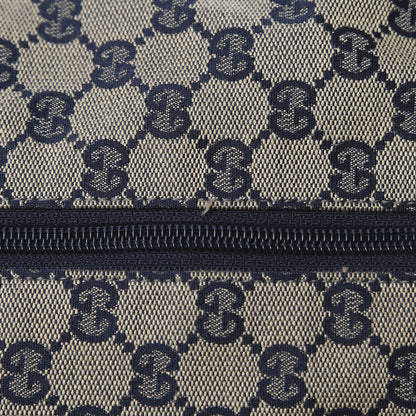 Gucci GG Monogram Web Medium Collapsable Carry On Duffle Navy 12 of 12