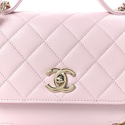 Chanel Caviar Quilted Mini Business Affinity Flap Light Pink 8 of 11