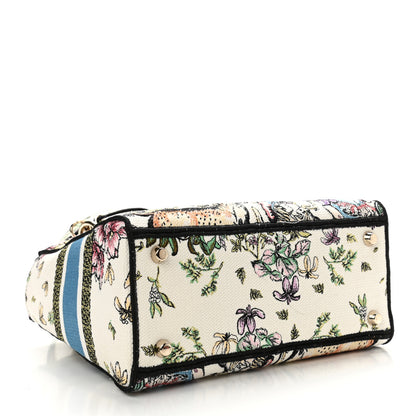 Christian Dior Canvas D-Constellation Embroidered Medium Lady D-Lite Latte Multicolor 4 of 9