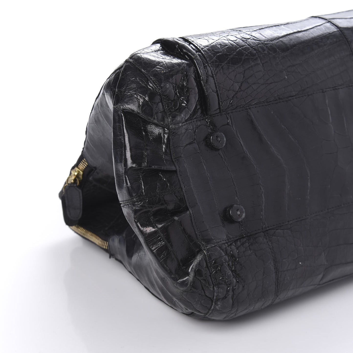 Crocodile Tote Black