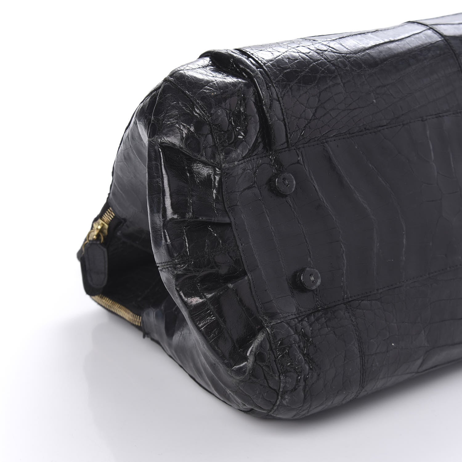 Nancy Gonzalez Crocodile Tote Black 6 of 11