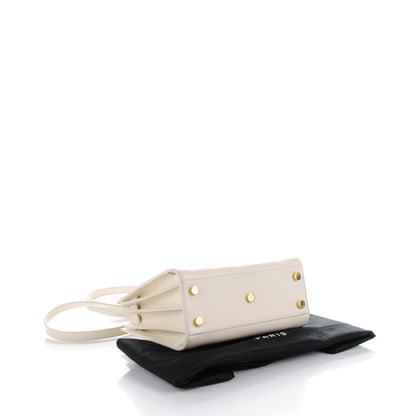 Saint Laurent Calfskin Nano Sac de Jour Dove White 4 of 9