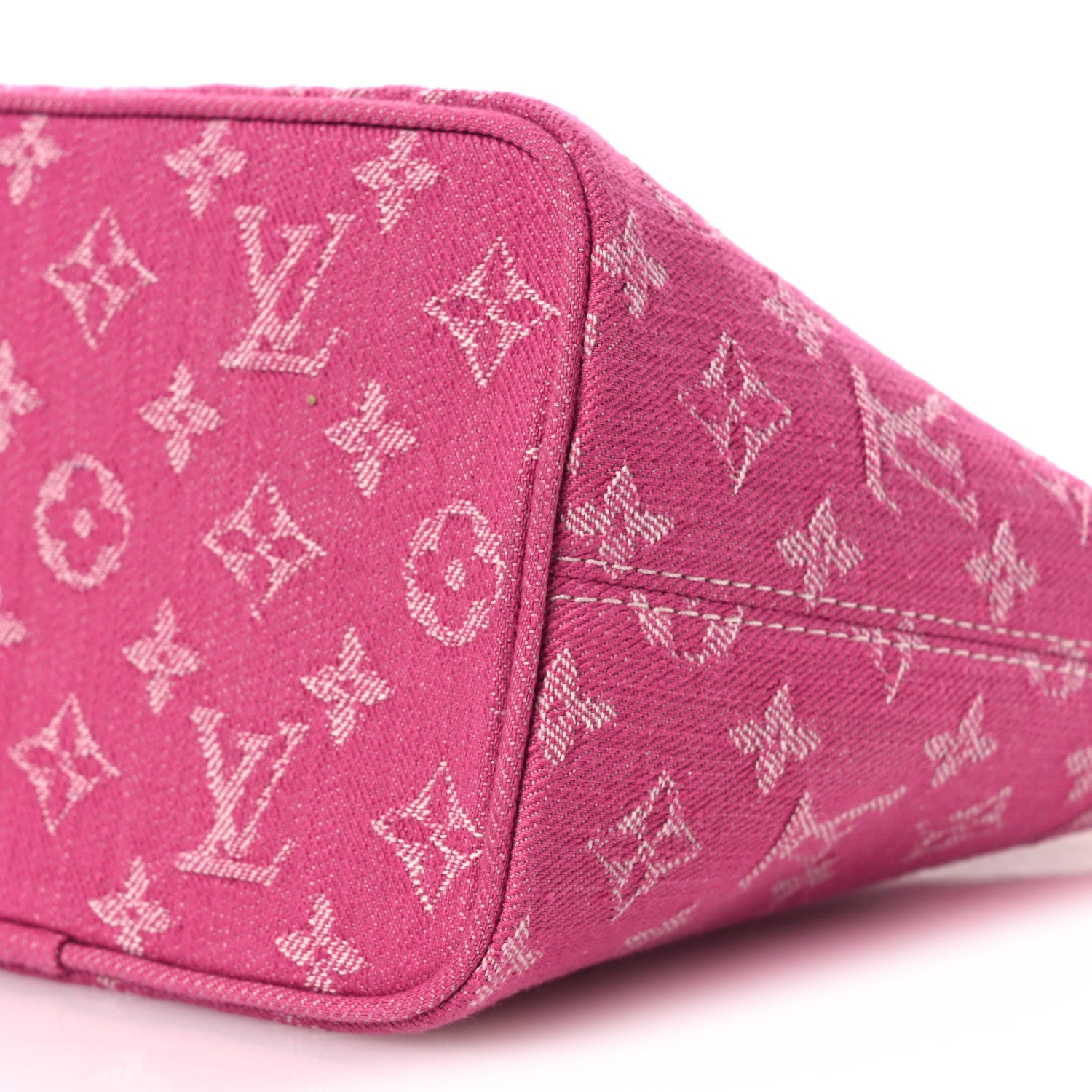 Louis Vuitton Monogram Denim All In BB Fuchsia 9 of 9