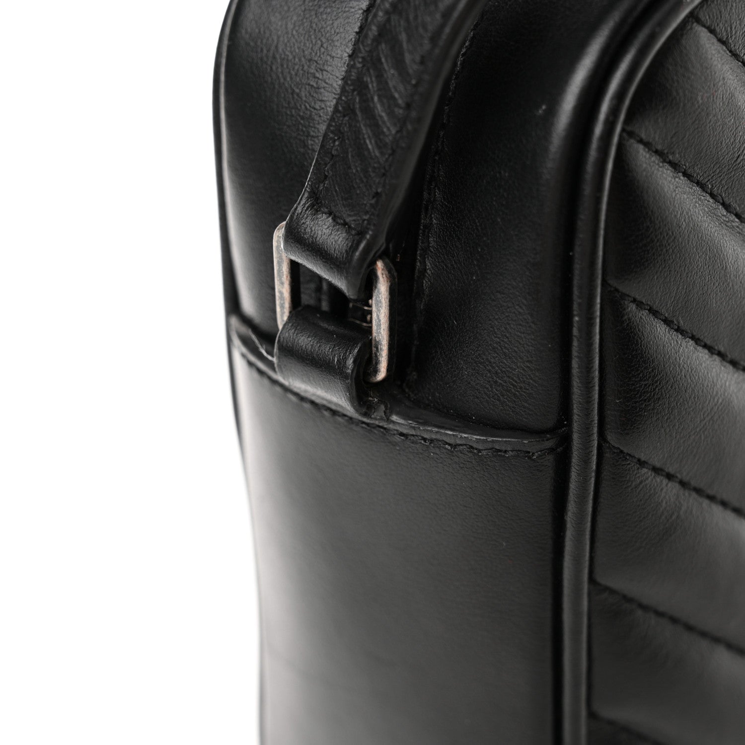 Saint Laurent Calfskin Matelasse Monogram Lou Camera Bag Black 16 of 16