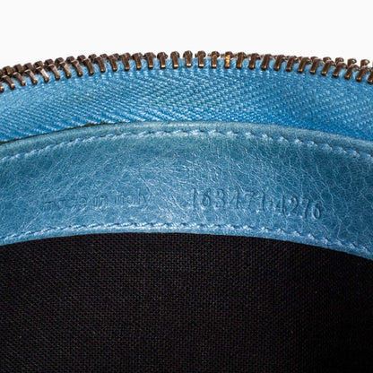 Balenciaga Agneau Money Wallet Bleu 7 of 7