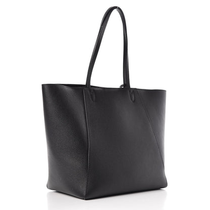 Louis Vuitton Calfskin Lockme Cabas Black 3 of 7