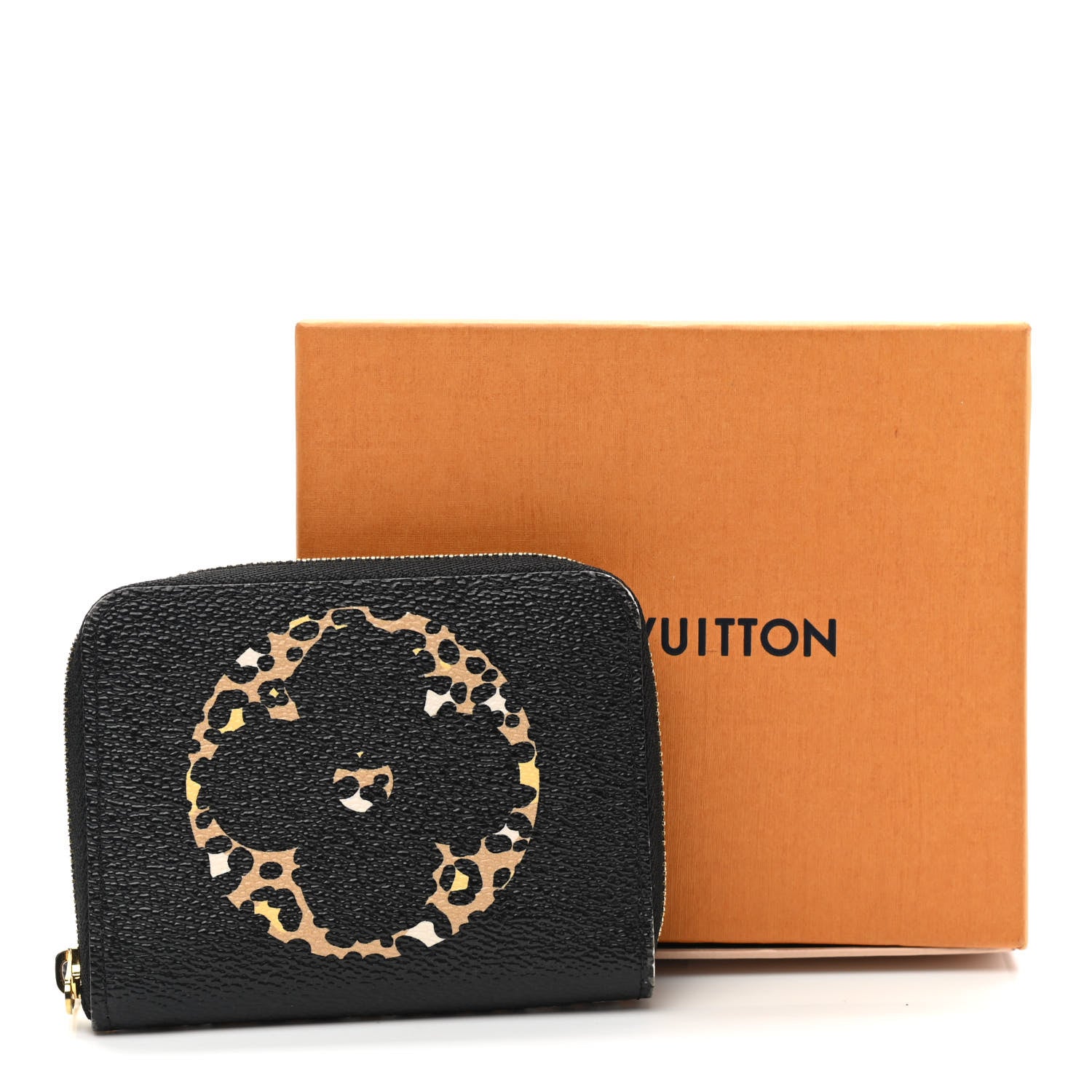 Louis Vuitton Monogram Giant Jungle Zippy Coin Purse Black 8 of 8
