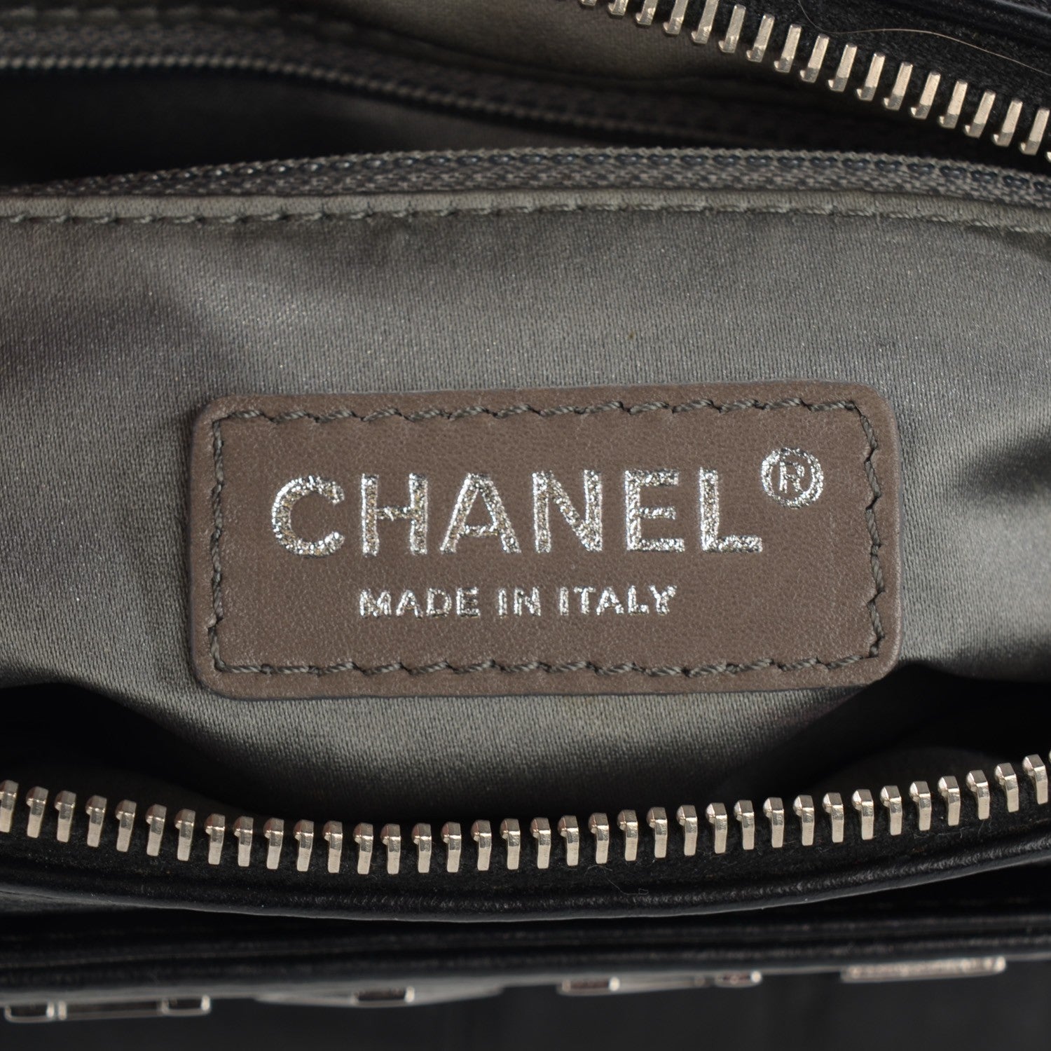 Chanel Lambskin Square Stitched Lax Accordion Hobo Black 5 of 7