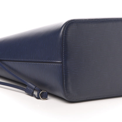 Louis Vuitton Epi Neverfull MM Indigo 10 of 11