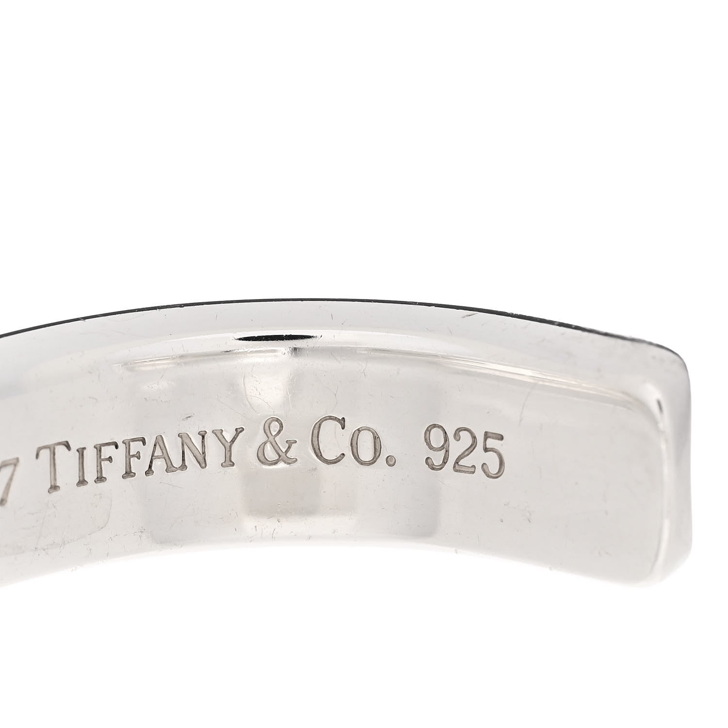 Tiffany Sterling Silver 1837 Cuff Bracelet 4 of 6