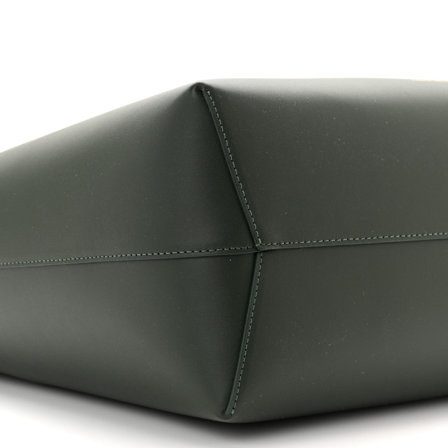 Calfskin Large Shopping Tote Moss