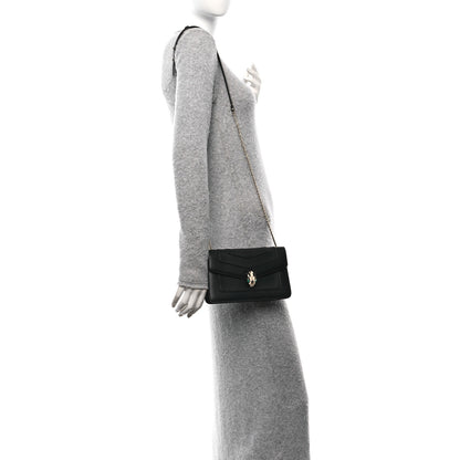 Bulgari Calfskin Serpenti Forever Crossbody Bag Black 2 of 10