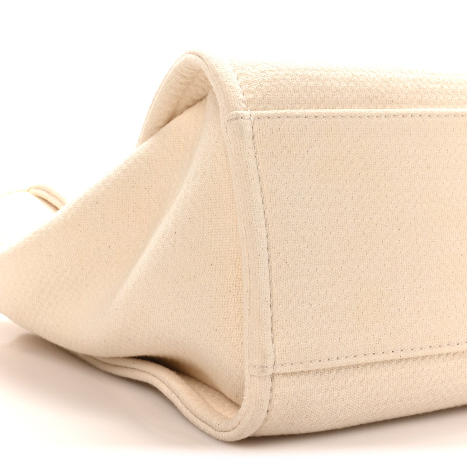 Chanel Mixed Fibers Small Deauville Tote White 9 of 10