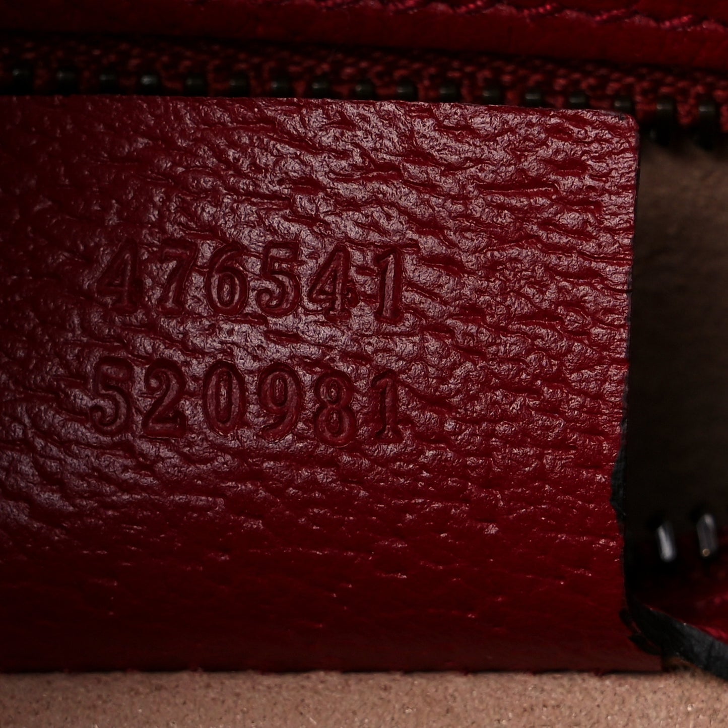 GG Supreme Monogram Small Queen Margaret Top Handle Bag Red